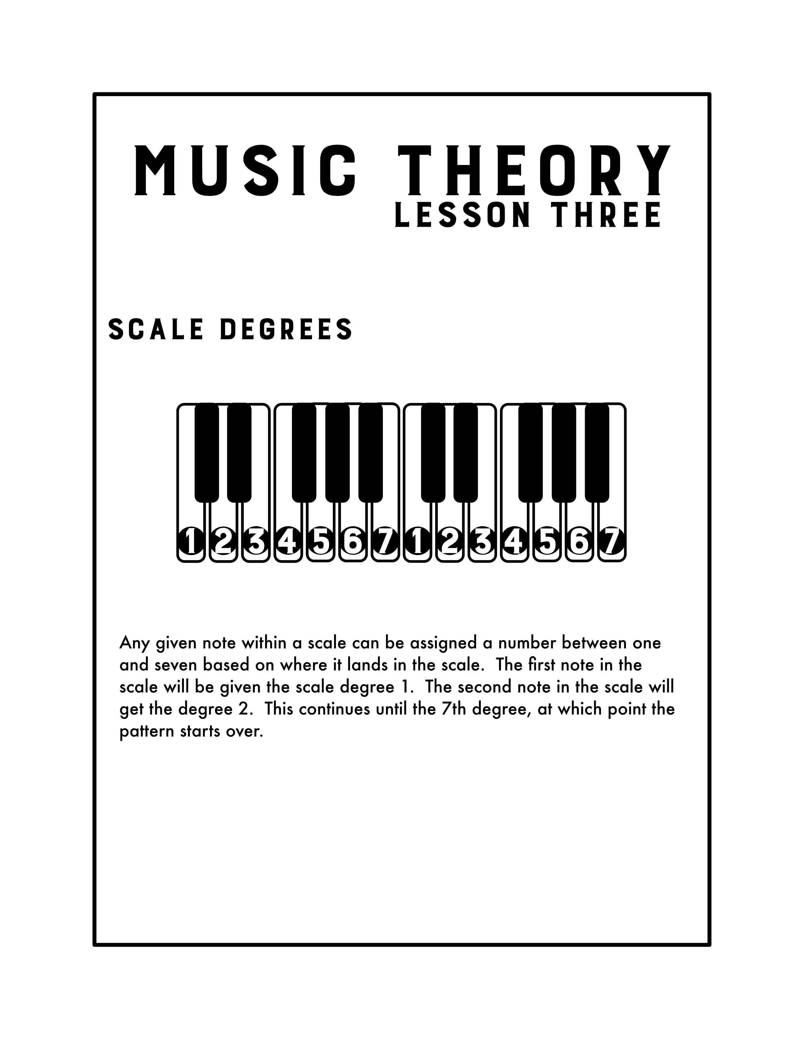 Music Theory Lesson 3