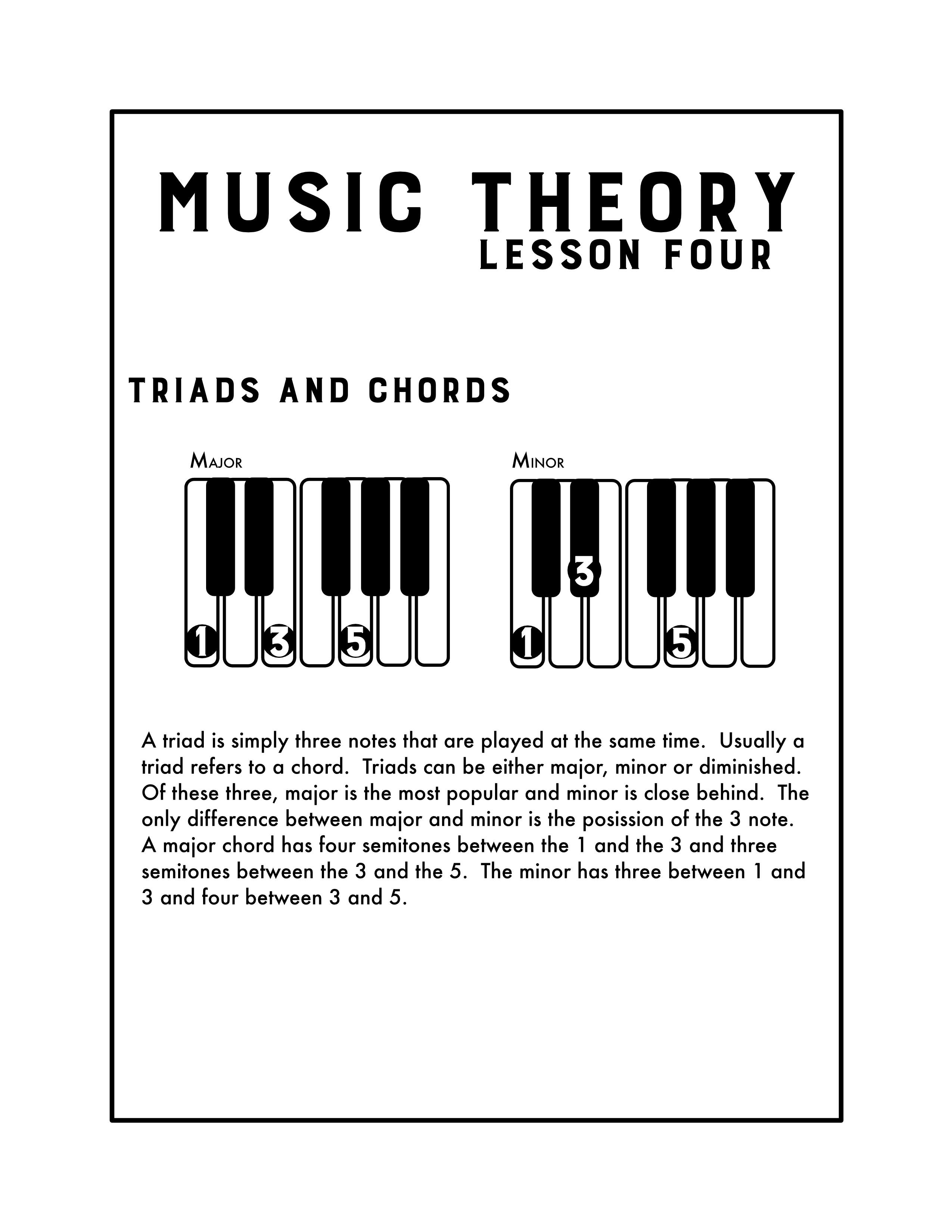 Music Theory Lesson 4